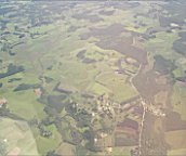 Sehr stark landwirtschaftlich genutzte Gegend