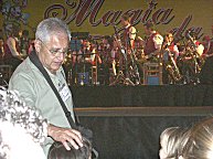 Louis Mendieta vor der Bhne