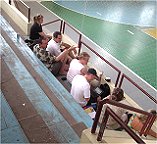 Die Zuschauer waren auch einigermaen erschpft. Mu doch am Wetter liegen.