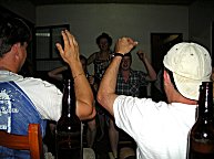 Die Stimmung kommt im bermut zu Vadder Abraham