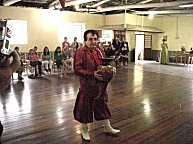 Vor dem gemeinsamen Essen: Riesen-Chimarrao