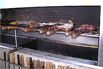 Churrasco-Grill gleich zweistckig