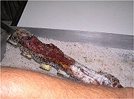 Churrasco wird dick in Salz gepackt, damit beim Grillen das Fett aufgesaugt wird