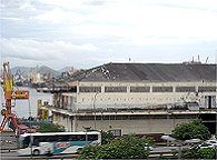 Lagerschuppen am Hafen