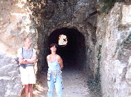 Wasserfhrung durch den Berg