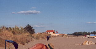 Vom Strand richtung Orb