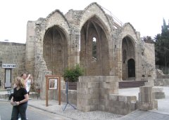 Blick in den Chor der Panaghia-Kirche